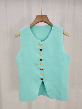 Ribbed Sleeveless Tank Top - Multi Color Options
